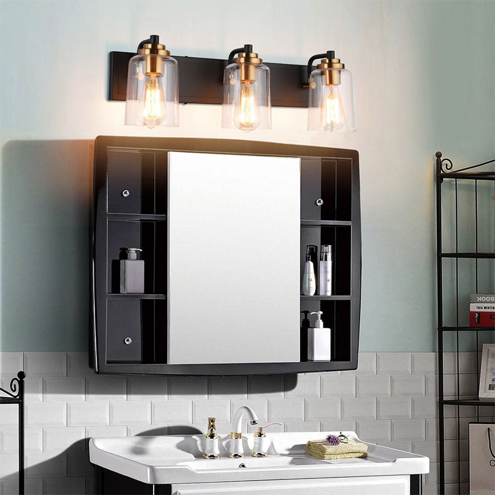Modern Glass Cup Vanity Light - 2/3/4 Lights