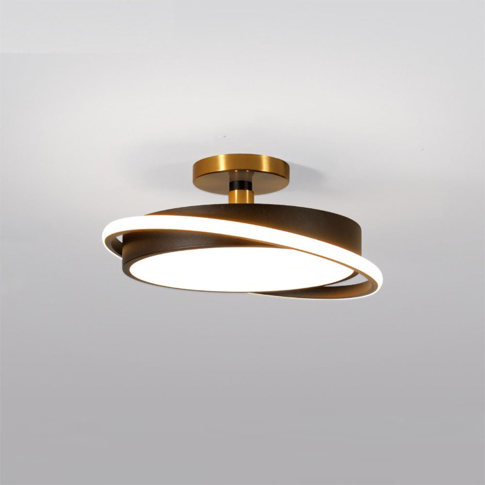 Modern ringed sale led ceiling light