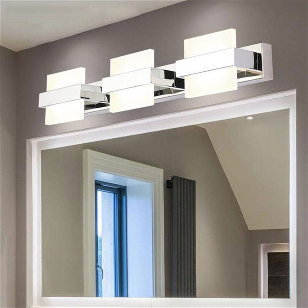 Minimalist Steel Vanity Light