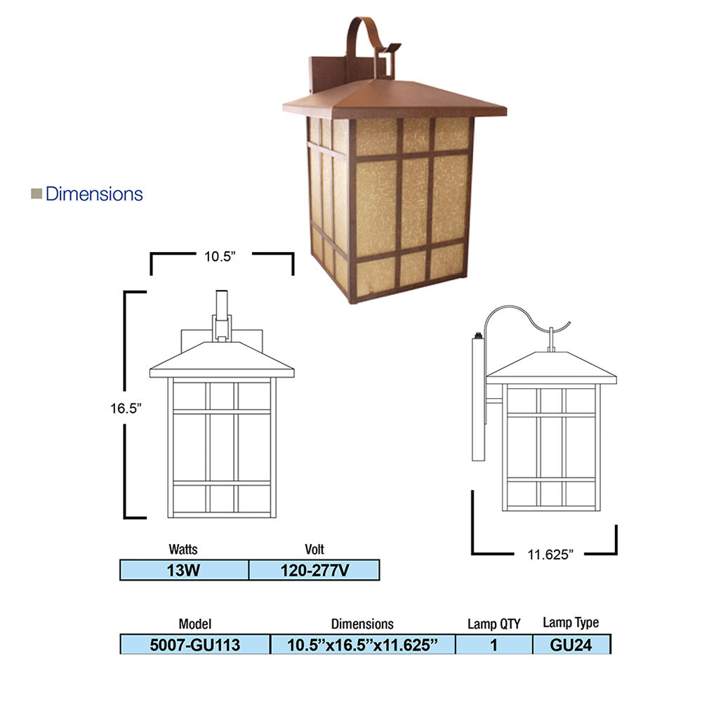 Imperial Bronze Outdoor Lantern